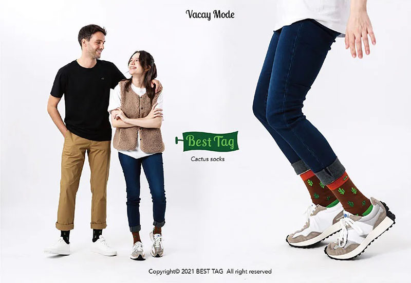 經典仙人掌 厚襪款(2種尺寸)